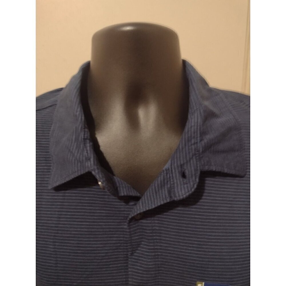 George men’s flannel long sleeve SUPER SOFT Blue Button Shirt shirt XL NWT NEW - Picture 3 of 10